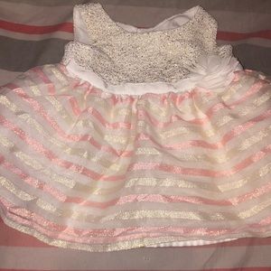 Rose pink dress for baby girl